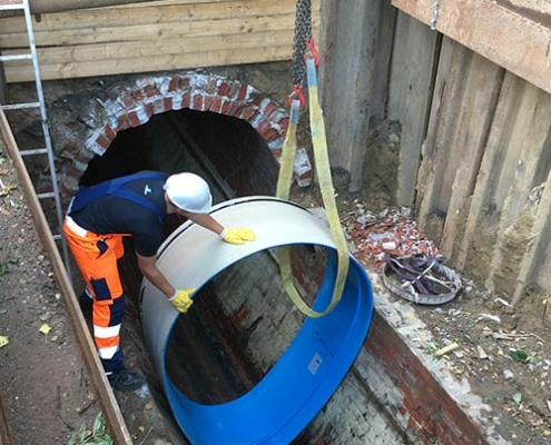 NC sewer relining in Essen, DE