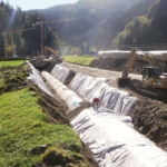 Pressure Pipes DN 2400 Feed Tyrolean Hydropower Station with Water