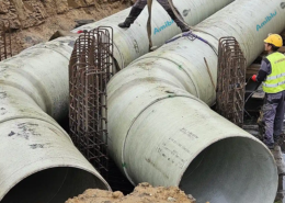 Amiblu Flowtite GRP pipes DN 1200 for modernisation of cooling water line at PGNiG Pniówek Plant in Poland