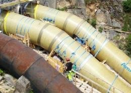 Amiblu GRP hydropower pipeline replaced corroded steel pipeline in Norway