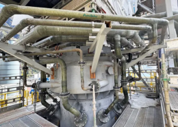 complex network of Amiblu GRP pipes and fittings at Boliden Odda zinc plant