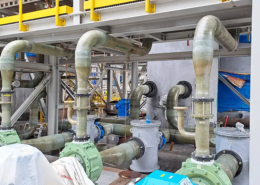 complex network of Amiblu GRP pipes and fittings for Boliden Odda zinc plant