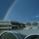 Amiblu GRP pipes with rainbow