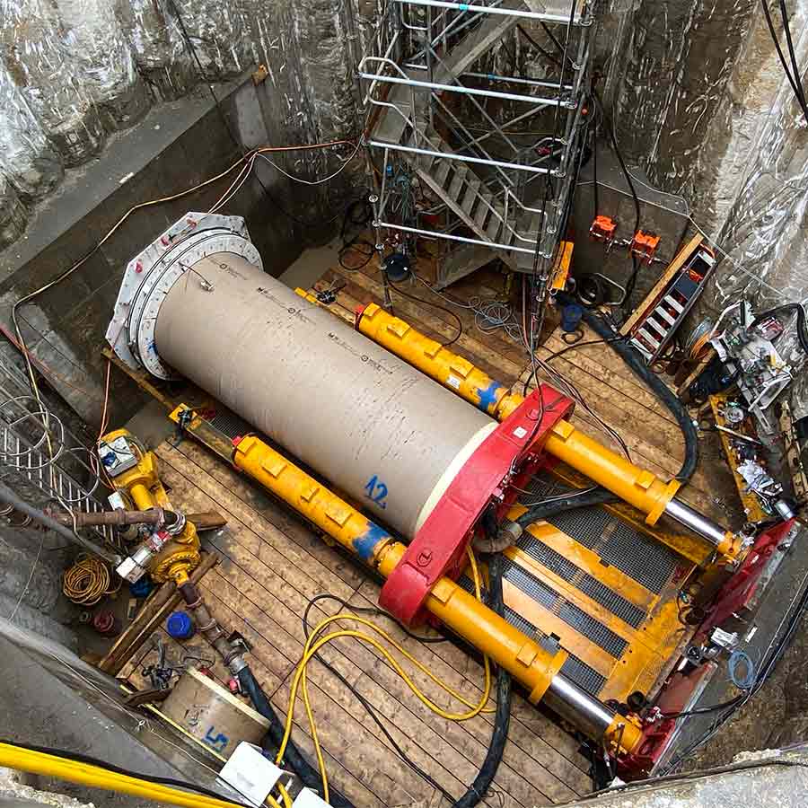 Microtunneling record with Amiblu GRP pipes for the project Collettore della Crescenza in Rome, Italy