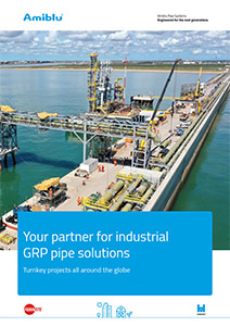 Amiblu industrial GRP pipe solutions brochure cover