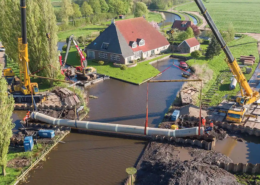 Amiblu irrigation pipeline in Friesland, Netherlands