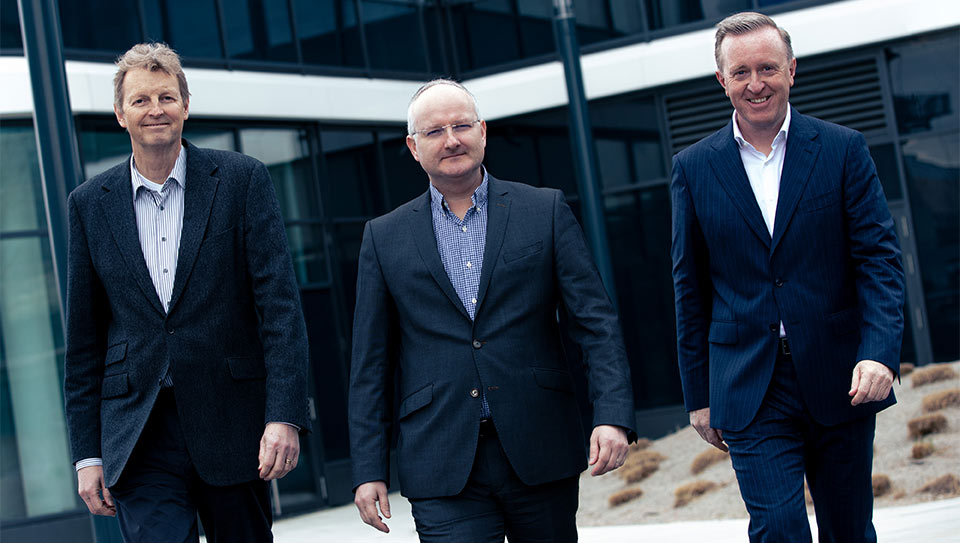 Amiblu Management Board: Wolfgang Stangassinger (CEO), Michael Ausserwinkler and Tomas Andersson (CTO/COO)