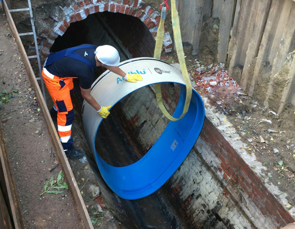 Amiblu NC Line pipe installation