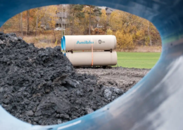 Amiblu NC pipe installation Alvim WWTP, Norway