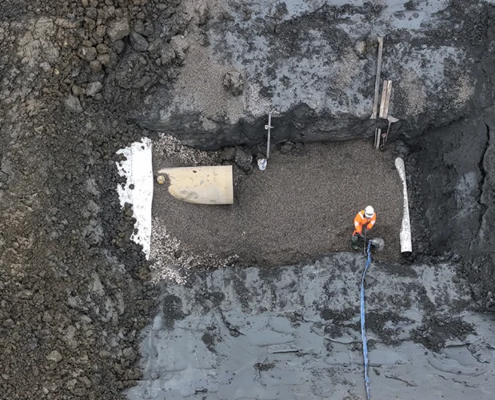 Installation of Amiblu NC pipes for the Alvim WWTP in Norway