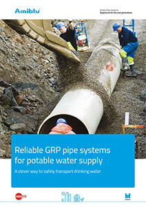 Amiblu Brochure Reliable GRP pipe systems for potable water supply cover