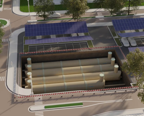 Amiblu stormwater retention systems video thumbnail