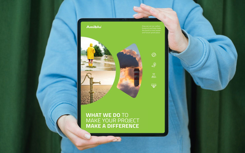 Amiblu Sustainability Brochure tablet PDF version