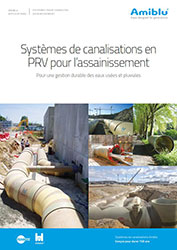 Systèmes de canalisations en PRV pour l’assainissement brochure cover