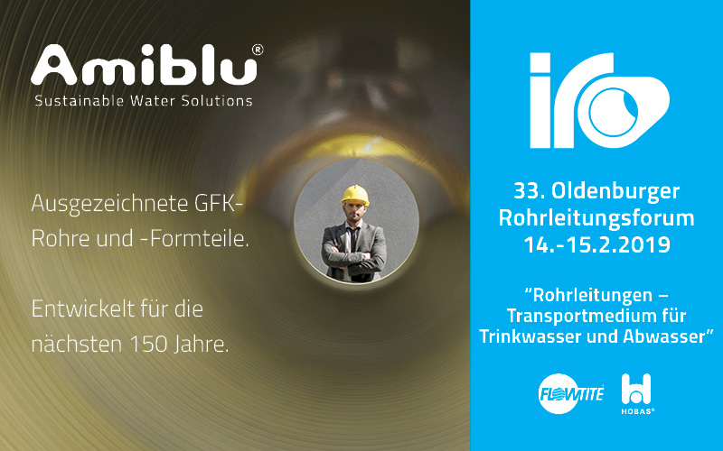Amiblu beim 33. Oldenburger Rohrleitungsforum