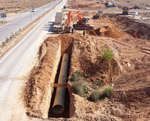 Amiblu Flowtite pressure pipes irrigation Algeria