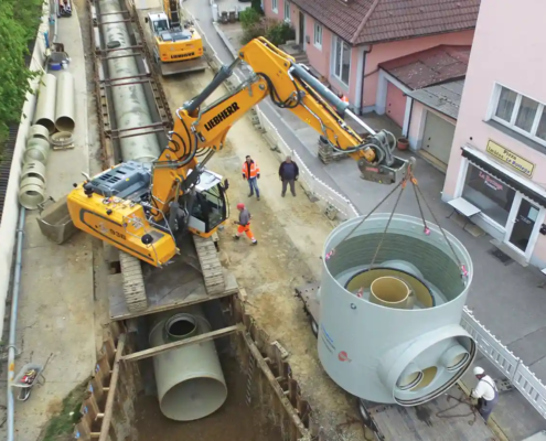 Amiblu storage sewer Straubing