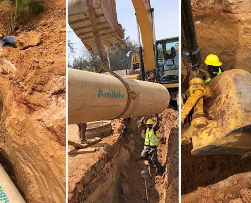 Amiblu supports the Hann-Fann sewer collector upgrade in Dakar