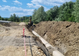 Amiblu potable water pipeline installation in Romania