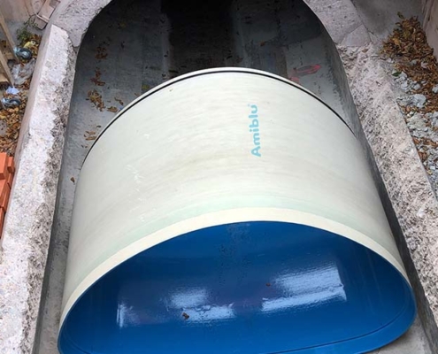 Relining mit Amiblu NC Line Rohren