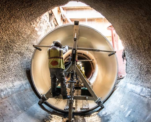 Relining mit Amiblu GFK-Rohren