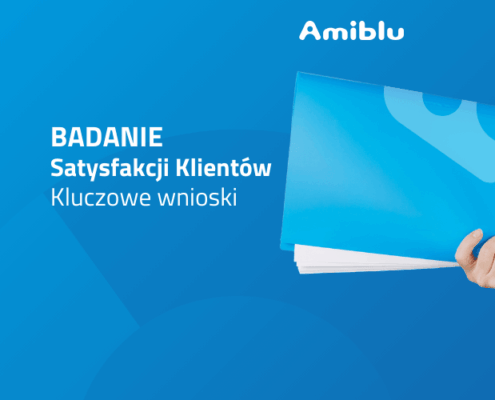 Grafika z tytułem Badania Satysfakcji Klientów