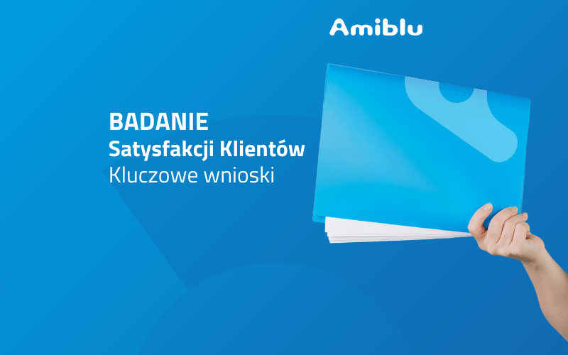 Grafika z tytułem Badania Satysfakcji Klientów