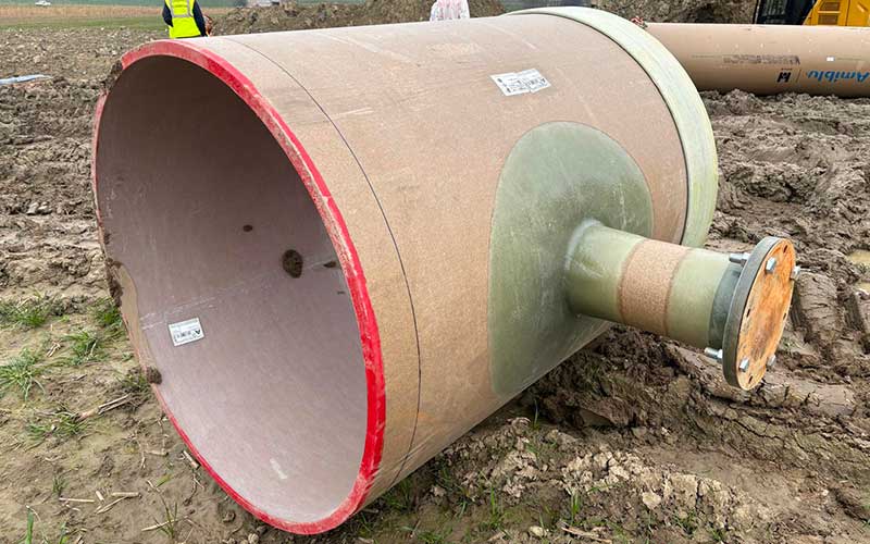 Borgo Mantovano: nuove condotte HOBAS in PRFV per l'irrigazione