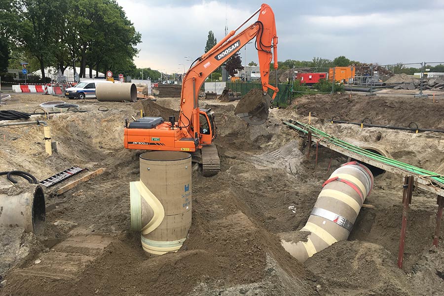 Special Cc Grp Cross Drainage Culvert Installed In The Netherlands