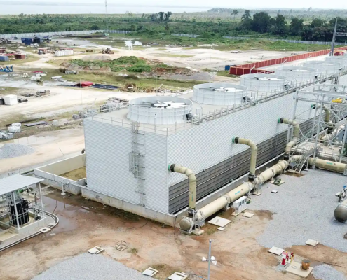 CCPP Atinkou in Ivory Coast featuring Amiblu Flowtite GRP pipes