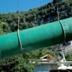 Pressure pipe for hydroelectric power plants Ponte Brolla