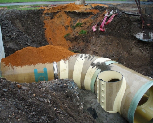 Sewer Pipeline Extension in Zatec