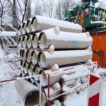 HOBAS GRP Jacking Pipes Under Railway Track in Třinec, CZ