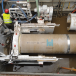 Reliable Wastewater Discharge with HOBAS Jacking Pipes