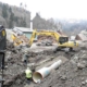 GRP hydropower pipline producing clean energy from the power station Ebriachbach
