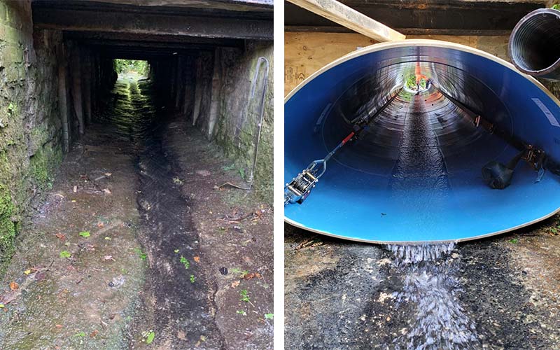 Culvert Strengthening with Amiblu NC Line in Maidstone, UK