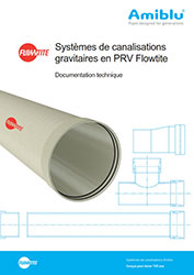 Systèmes de canalisations gravitaires en PRV Flowtite brochure cover