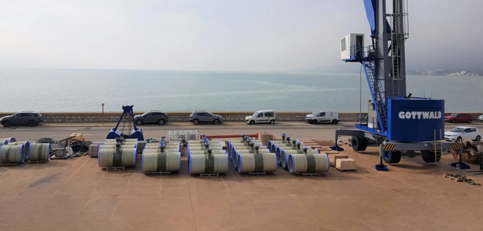 Flowtite Grey pressure pipes for safe and sustainable water supply in Bouaké, Ivory Coast
