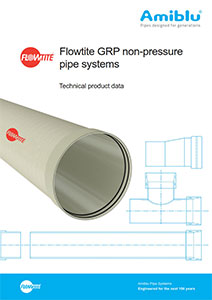 Amiblu Brochure Flowtite GRP non-pressure pipe systems cover