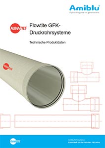 Amiblu Broschüre Flowtite GFK-Druckrohrsyteme Cover