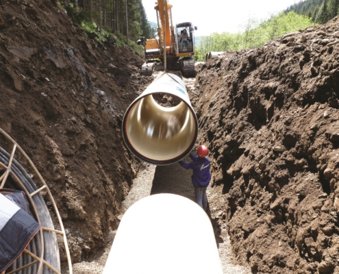 HOBAS Penstock for the Princely Schwarzenberg Family Foundation Vaduz in Austria