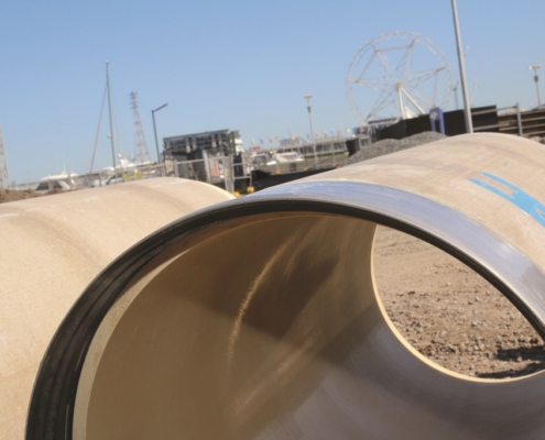 HOBAS Pipes jacked at Victoria Harbour, AUS