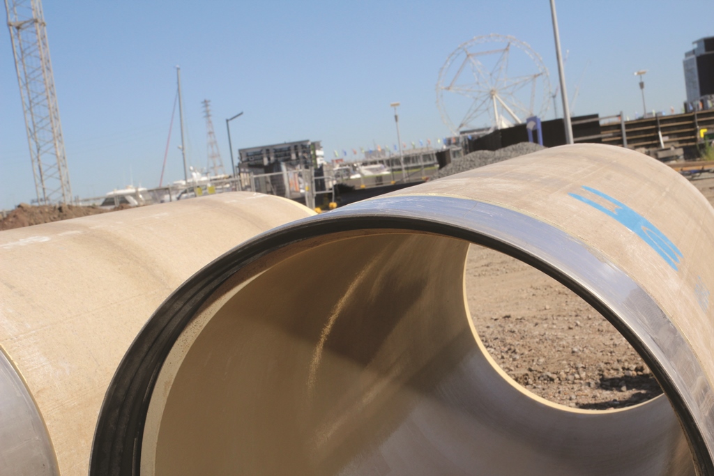 HOBAS Pipes jacked at Victoria Harbour, AUS