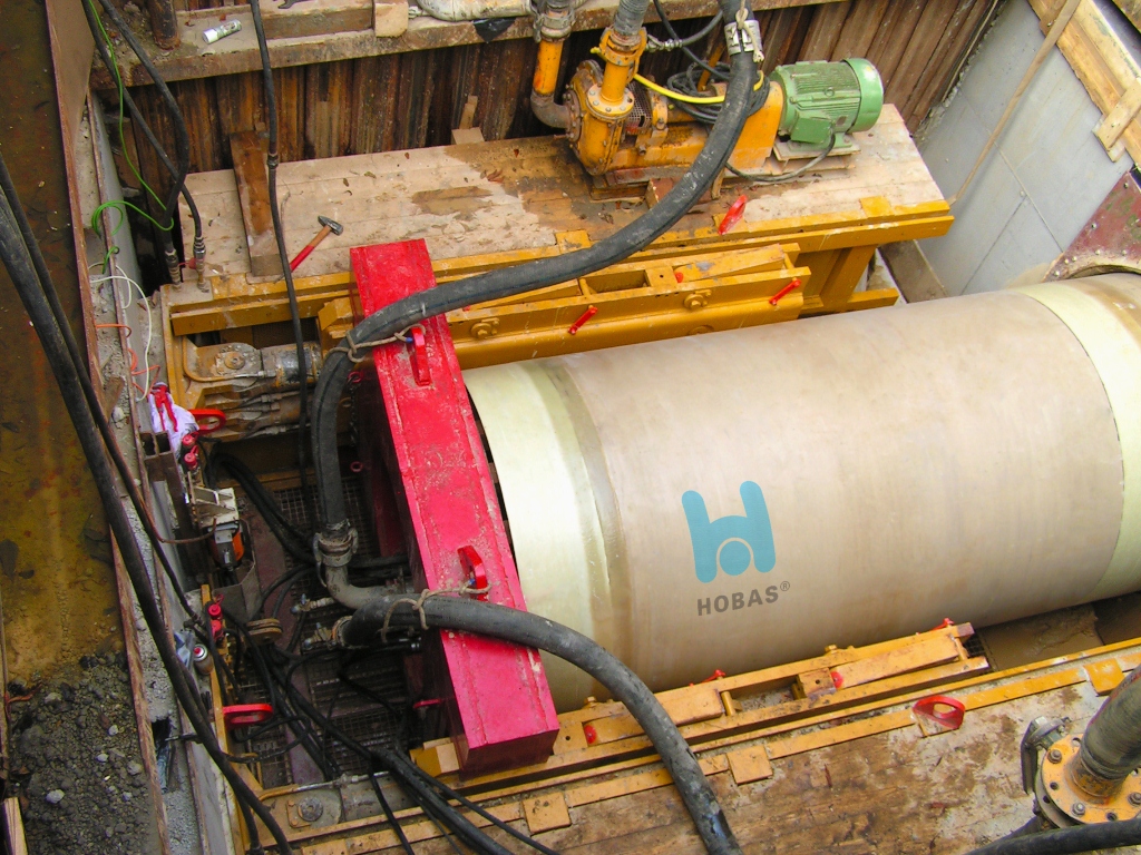 Trenchless Project on the Rails with HOBAS GRP Pipes