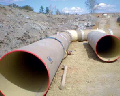 Wasteater Pipline to WWTP for a Blue Danube