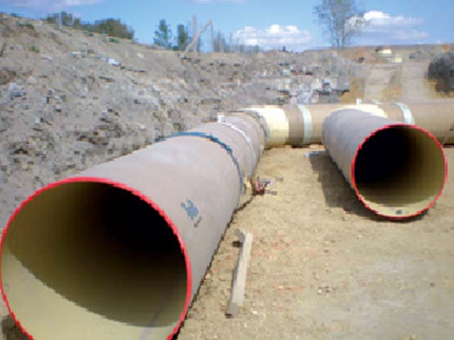 Wasteater Pipline to WWTP for a Blue Danube