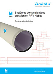 Systèmes de canalisations pression en PRV Hobas brochure cover