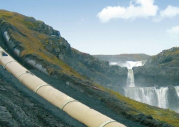 Hobas Hydropower Pipeline in Andakill, Iceland