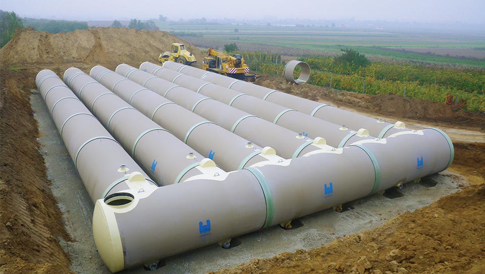 Hobas Potable Water Storage Tank