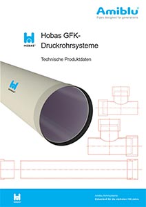 Amiblu Broschüre Hobas GFK-Druckrohrsyteme Cover
